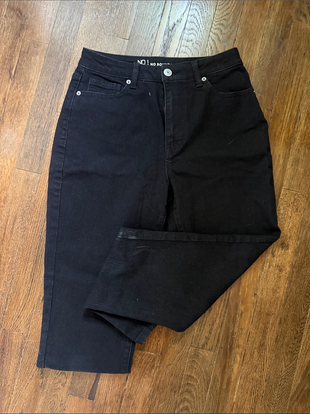 No Boundaries Black Straight-Leg Women's Jeans